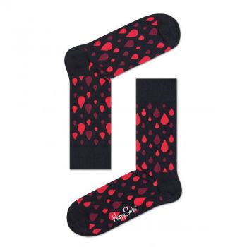 Hlavný obrázok Čierno-červené pánske ponožky s kvapkami krvi