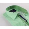Zelená pánska košeľa s jemným vzorom 