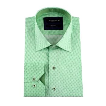 Hlavný obrázok Zelená pánska košeľa s jemným vzorom 